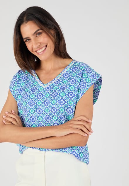Damart - Mouwloze Climatyl top - Dames - Blauw - S