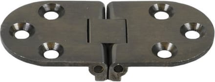 Tafelbladscharnier Verbronsd 65 x 30 mm