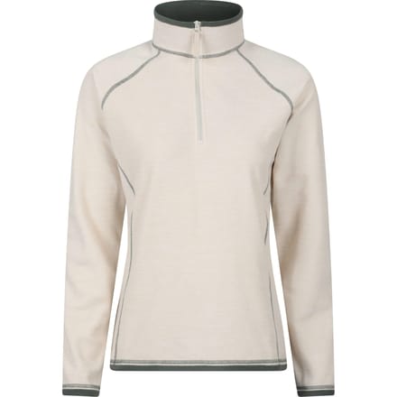 Mountain Warehouse Dames/Dames Montana Half Zip Fleece Top (Crème)