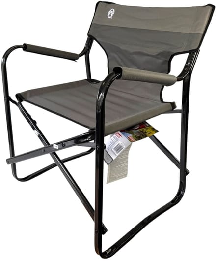 Coleman Staal Deck Campingstoel - Opvouwbaar - Zwart Staal