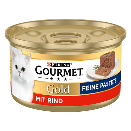 24x85g Gold Mousse - Rund Gourmet Kattenvoer - Voordeelpakket