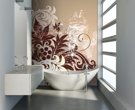 Flowers Abstract Photo Wallcovering