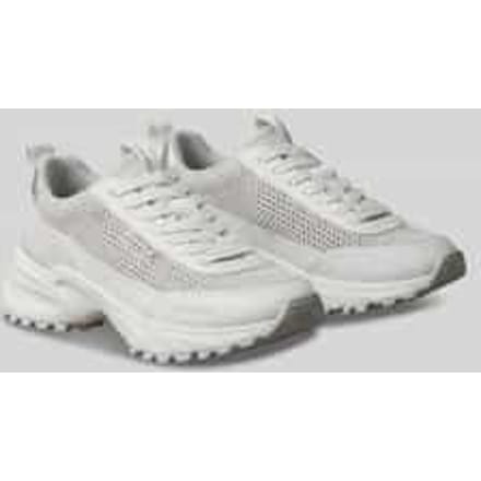 sneakers met mesh-inzetten