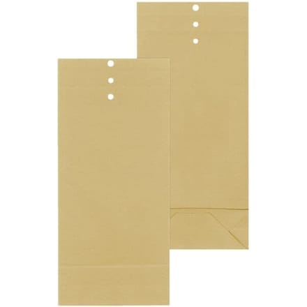 Papieren zakjes, bruin, 245 x 100 x 40 mm