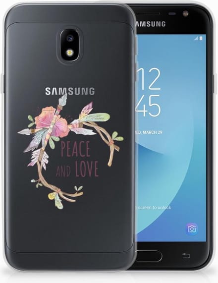 Samsung Galaxy J3 2017 Telefoonhoesje met Naam Boho Text