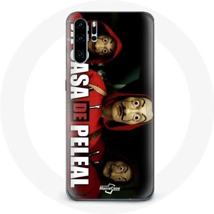 Case voor Huawei P30 La casa de papel Het masker van Dali