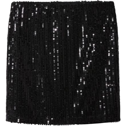 ESMARA Dames minirok met pailletten (Zwart, S (36/38))