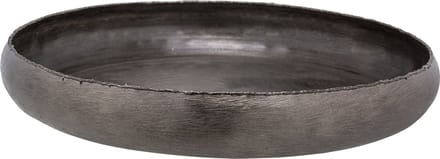 Cosy @ Home Schaal Brushed Zwart 43x43xh5,5cm Rond A