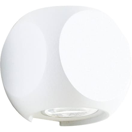 Viokef LED buitenwandlamp Ballito, up-/downlight, wit