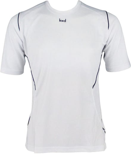 KWD Sportshirt Mundo km, mt L, wit/zwart