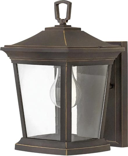 Hinkley LED Wand Buitenlamp Bromley | 1X E27 Max 60W | IP44 | Dimbaar | Oil Rubbed Bronze