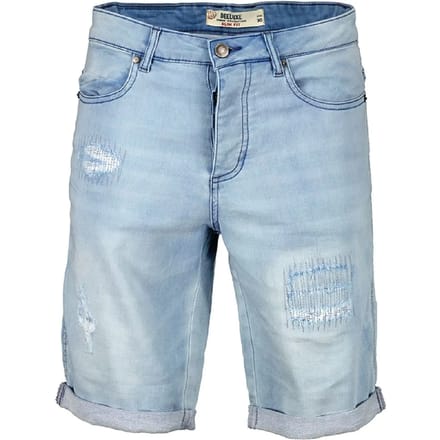 DEELUXE Afgewassen lichtblauwe skinny jeansshortBULLET Bleach Used