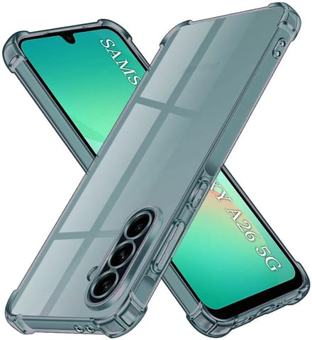 Hoesje geschikt voor Samsung Galaxy A26 - Techsuit Shockproof Silicone Back Cover - Zwart