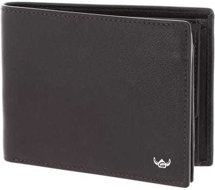 Golden Head Leren portemonnee Dublin RFID Protect Scheintasche 1154 Braun donkerbruin