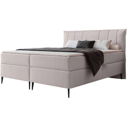 Boxspring Savina 180x200 cm incl topper en opbergruimte | NADUVI Collection