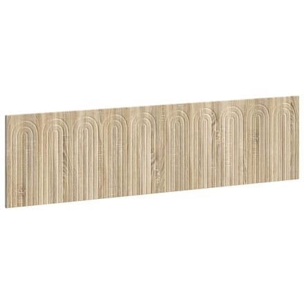 vidaXL - Wandgemonteerd - Hoofdbord - ALKMAAR - Sonoma - Eiken - Bewerkt - hout