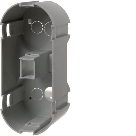 Verticale 2-voudige contactdoos diep met inzetmodules - 91911
