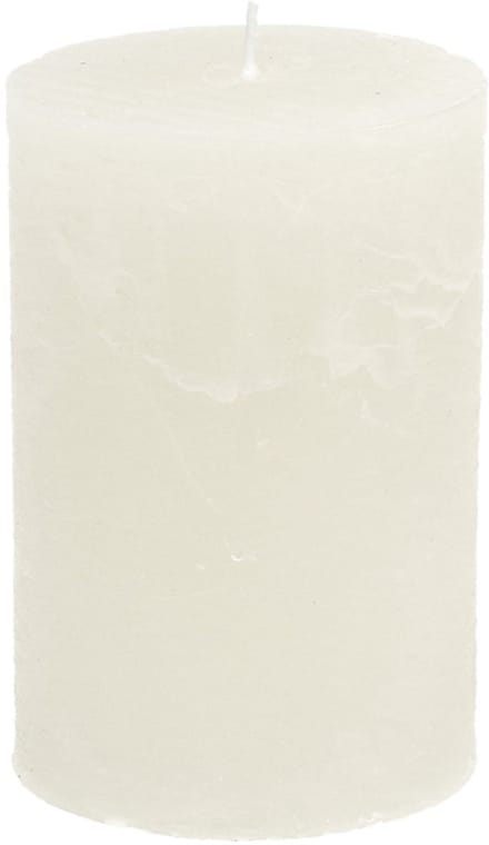 Effen kaarsen wit 60x80mm 4 st, 4 Stück