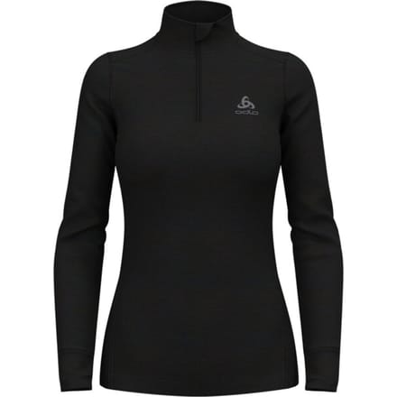 Odlo Dames Bl Top Schildpadhals L/S Half-Zip Merino 2 111501