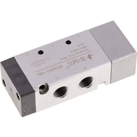 5/2 G1/4'' (G1/8'') Luchtgestuurd Ventiel 1.5-8bar/21.0-112psi E.MC