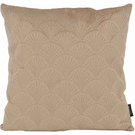 NOVÉE Sierkussen velvet shell taupe | 45 x 45 cm | velvet / polyester