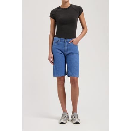 Mud Jeans Suzy Mid Short Medium Stone Taglia: S | Pantaloncini Outlet | Donna
