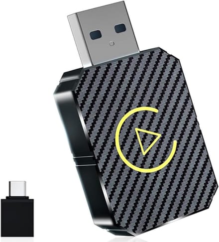 Core® Carplay dongle - Android Auto Dongle - Carlinkit - Zwart - 11cm x 9cm x 2cm