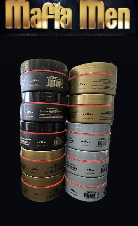 10 Pack- Haarwax Mix- Mafia Men- Wax 6 Privé - wax 8 Exclusief - wax 10 Wanted - 1500 ml