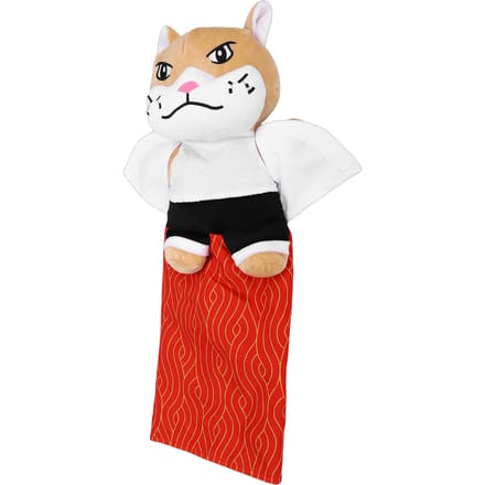 Interactieve Kattenhandschoenspeeltje met Beschermhoes Karateglove Pop voor Huisdierenspel Voorkomt Krabben en Bijten white