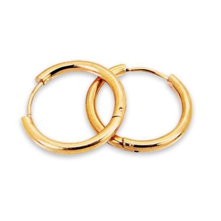 Amanto Oorbellen Daviz Rosé - 316L Staal Rosé - 2.5mm - Ø21mm