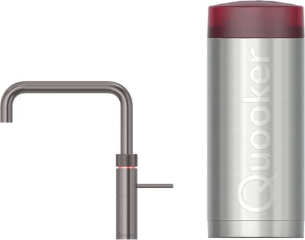 Quooker Fusion Square met COMBI boiler 3-in-1 kraan gunmetal