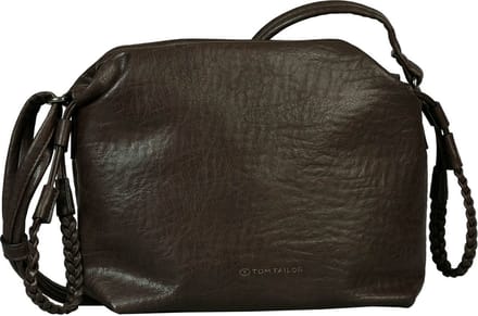 TOM TAILOR Schoudertas Liza Crossbody Bag Dark Brown Donkerbruin