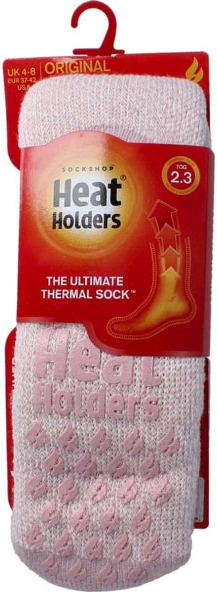 Heat Holders Anti Slip Socks Dusted Pink (1 paar)