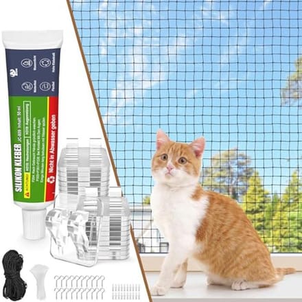 Kattennet Balkon zonder Boren - Veilig en UV-bestendig
