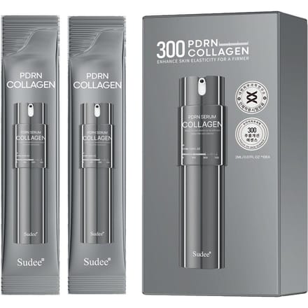 SUDEE Sérum Élastique au Collagène PDRN - Programme Ampoule Intensive Raffermissement & Régénération de la Peau - 2ml x 10ea gray