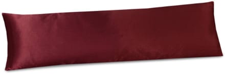 Beauty Silk - Satijnen Body Pillow Kussensloop - Burgundy - 40x145 cm - Glans Satijn
