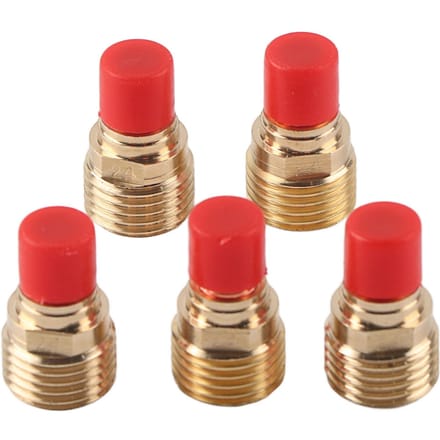 5pcs 45V44 Corps de Pince à Lentille à Gaz 2,4mm 3/32 pour Torche de Soudage TIG WP 9 20 25