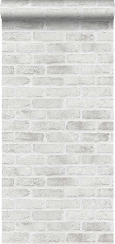 ESTAhome behang bakstenen grijs - 53 cm x 10.05 m - 139137
