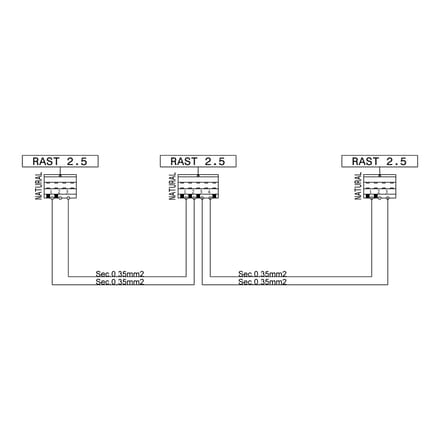 AEG kabel, electronische hoofdmodule, thermische voeler, 1760mm+960mm 140067487060