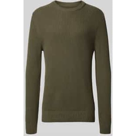 Gebreide pullover met ronde hals