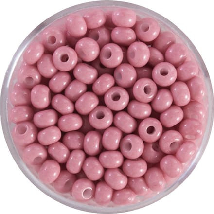 Rocailles, rijke kleuren, 4,5mm - Lichtroze
