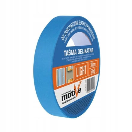 Motive Washi Delicate SchilderTape Blauw 30mm x 50m - Geen Restjes