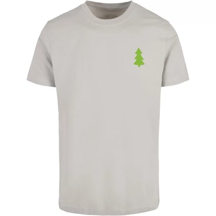 Merchcode - Christmas Vibes Heren Tshirt - M - Grijs