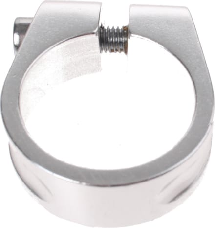 Vwp Zadelpenklem 34,9 Mm Aluminium Zilver