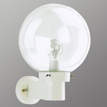 Albert Leuchten Bolvormige wandlamp voor buiten, wit