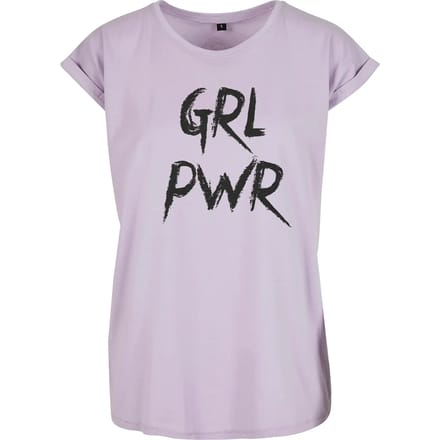 Mister Tee - GRL PWR Dames T-shirt - XS - Paars