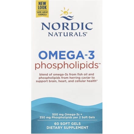 Nordic Naturals Omega-3 Phospholipids - 60 Softgels