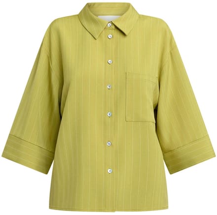 SisterS point blouse Verina-sh.ss1 20002 Lime Pinstripe Maat - M