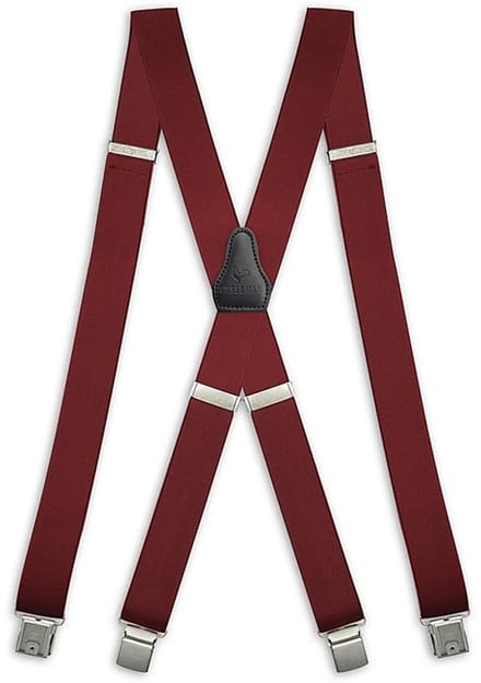 Sir Redman - Bretels - XL bretels bordeaux - bordeauxrood