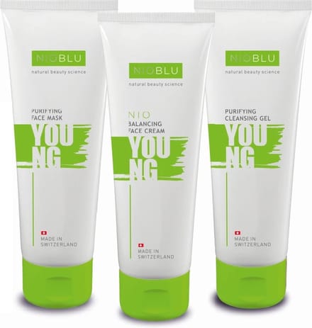 NIOBLU - Young - Basis - Set - voor - de - gemengde - vette - huid